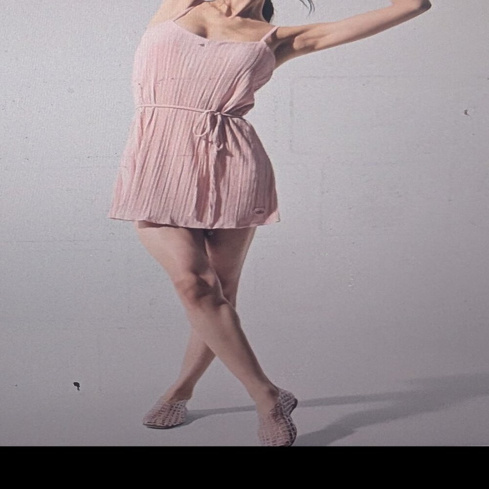 NWOT Alo Yoga Micro Plisse Game On Tennis Dress Pink Quartz S SOLD OUT ONLINE